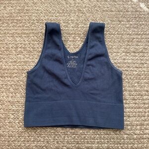 By Together Navy Blue Crop Top
